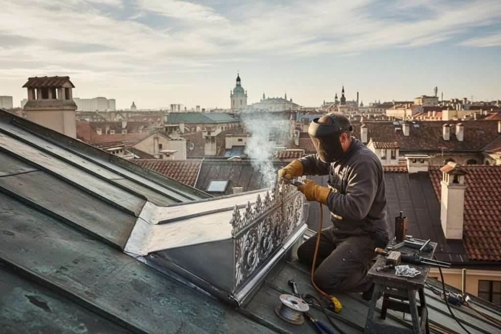 Entablement zinc : rôle, fabrication et entretien